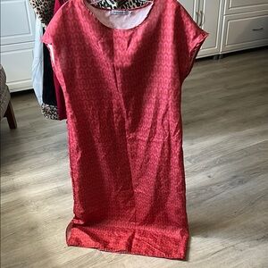 MISSLOOK Red Patterned Dress